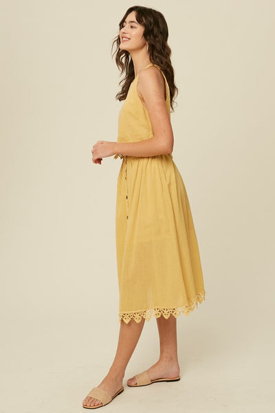 Bonjour Yellow Two Piece Skirt Set - Shop Habb