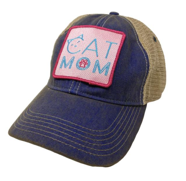 Cat Mom Patch Jean Baseball Cap by Judith March - Shop Habb