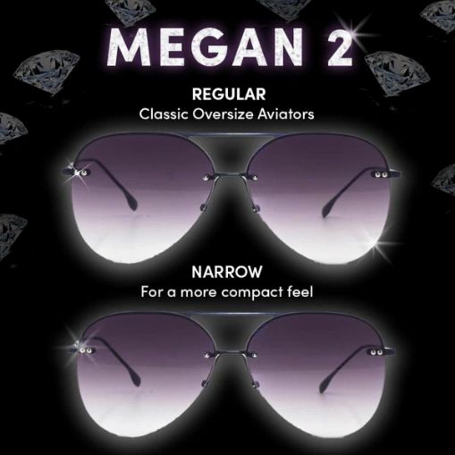 Megan Wide Aviator Sunglasses - Shop Habb